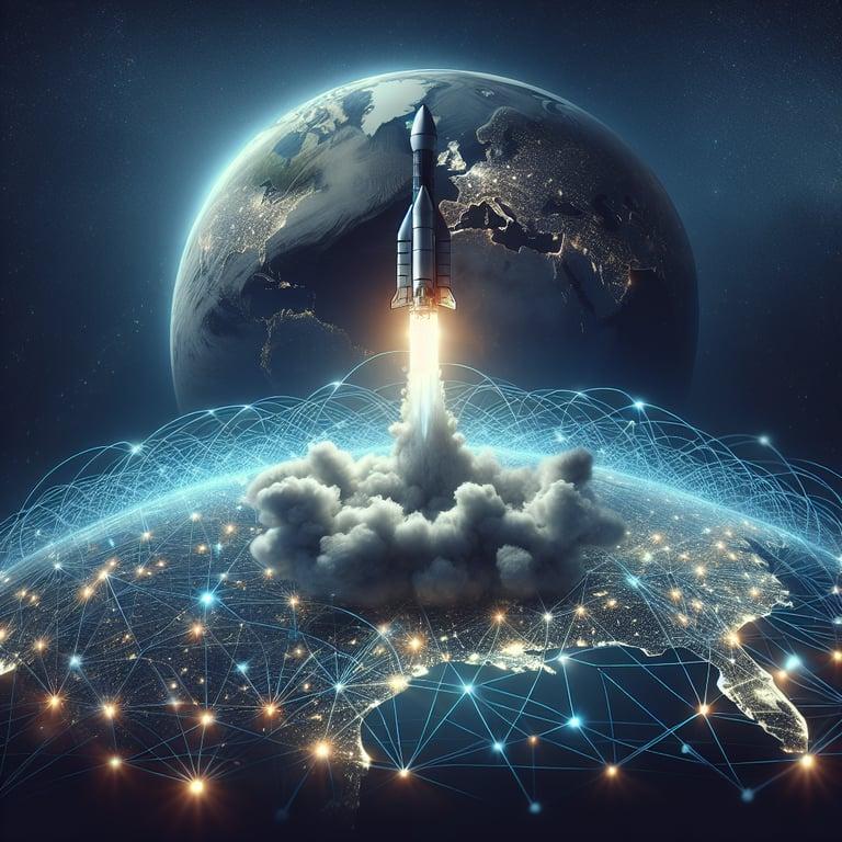 Banner for SpaceX Launches 29 Starlink V2 Mini Optimized Satellites: A Leap for Global Internet Coverage