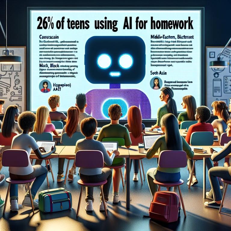 Banner for ChatGPT Schools the Classroom: 26% of Teens Admit Using AI for Homework