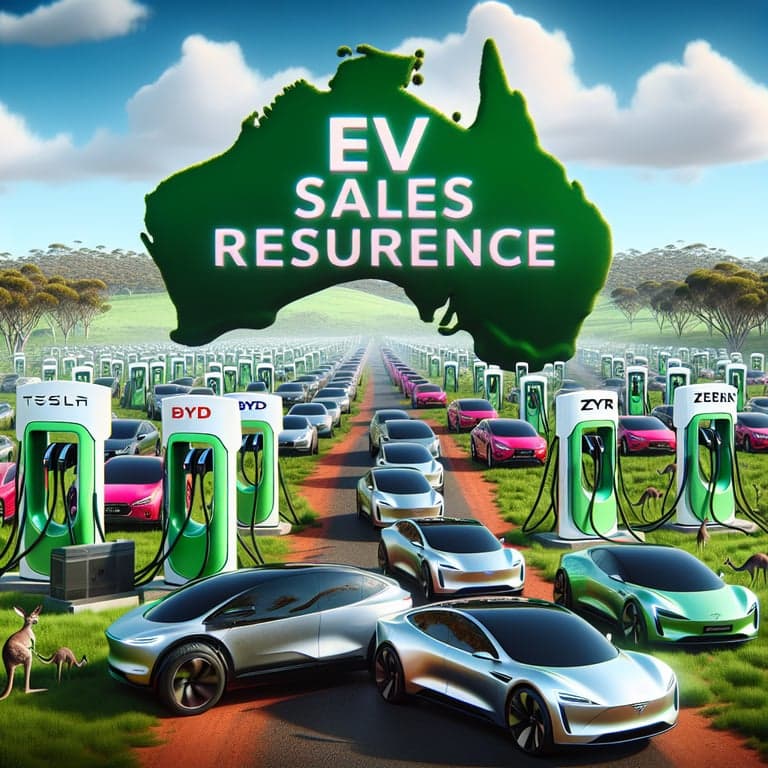 Banner for Tesla, BYD, and Zeekr Lead Australia's EV Sales Resurgence in February 2026