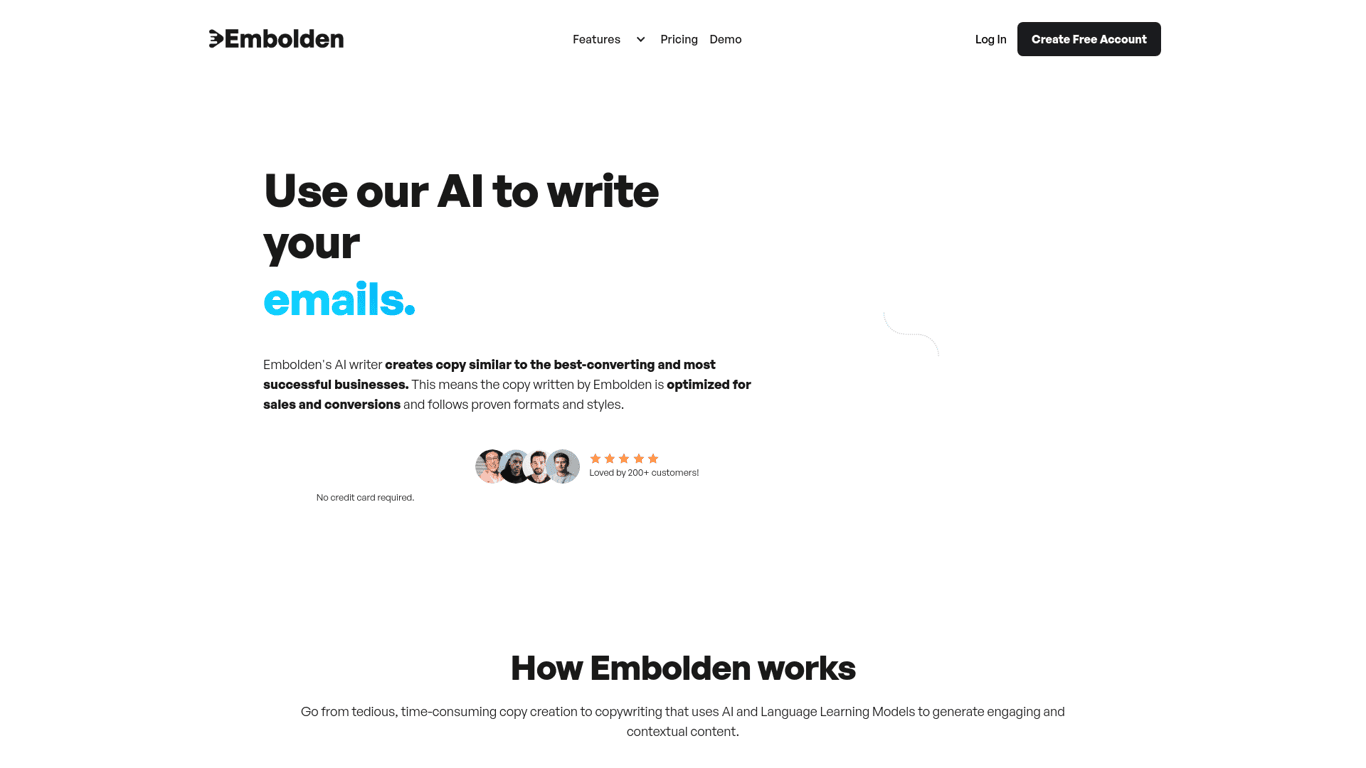 Embolden screenshot