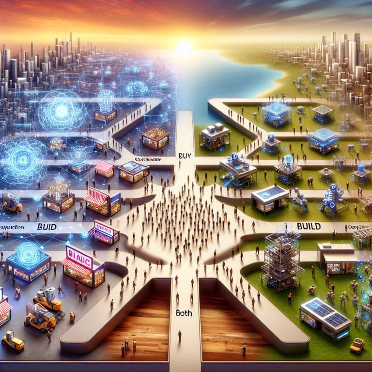Navigating the AI Landscape: Buy, Build, or Both?