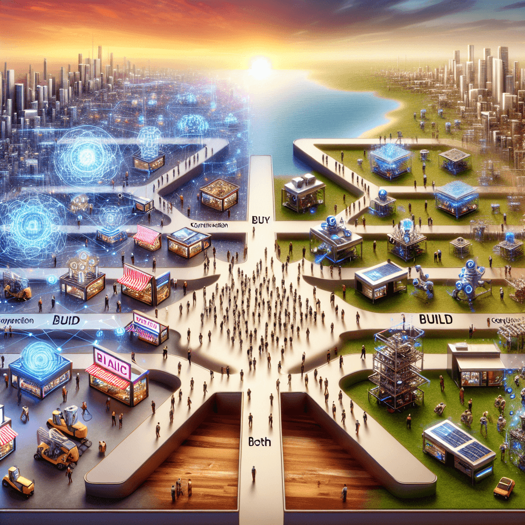 Banner for Navigating the AI Landscape: Buy, Build, or Both?