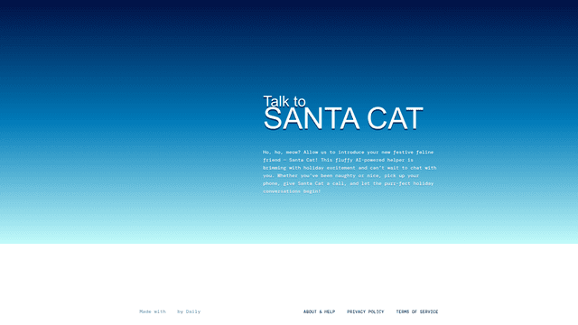 Thumbnail image for Talk to Santa Cat
