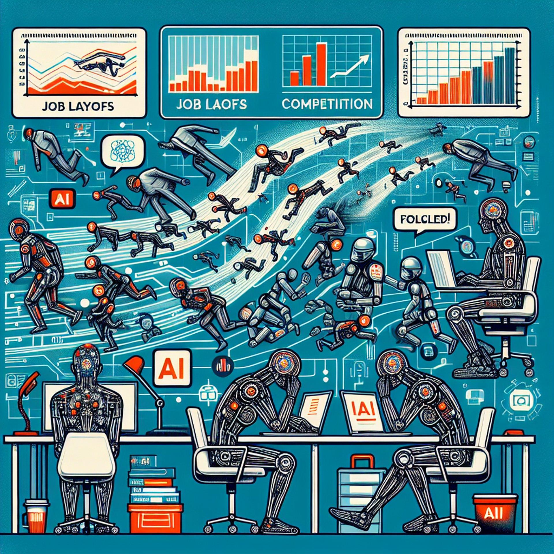 Banner for Tech Industry Faces a Turbulent 2025: Layoffs, AI Competition, and Trump's Ambitious AI Plans
