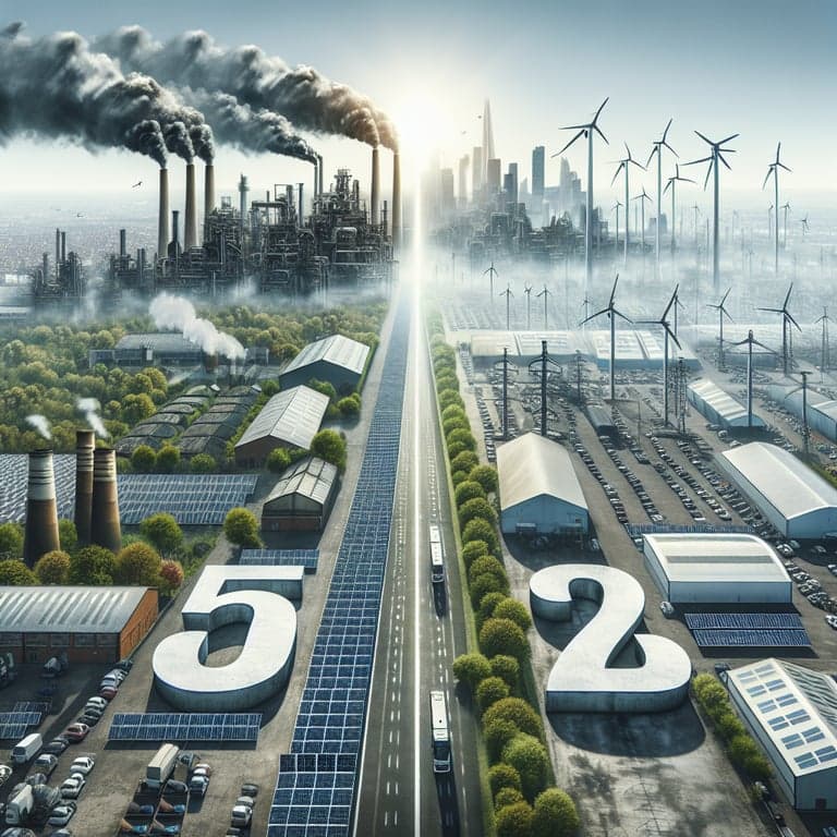 Revolution in Renewable Energy: UK Aims for 50% Emission Cut by 2030