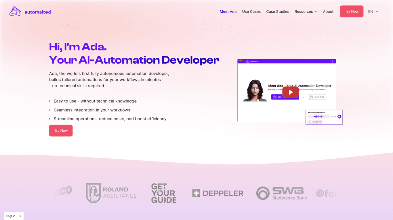 Automaited screenshot