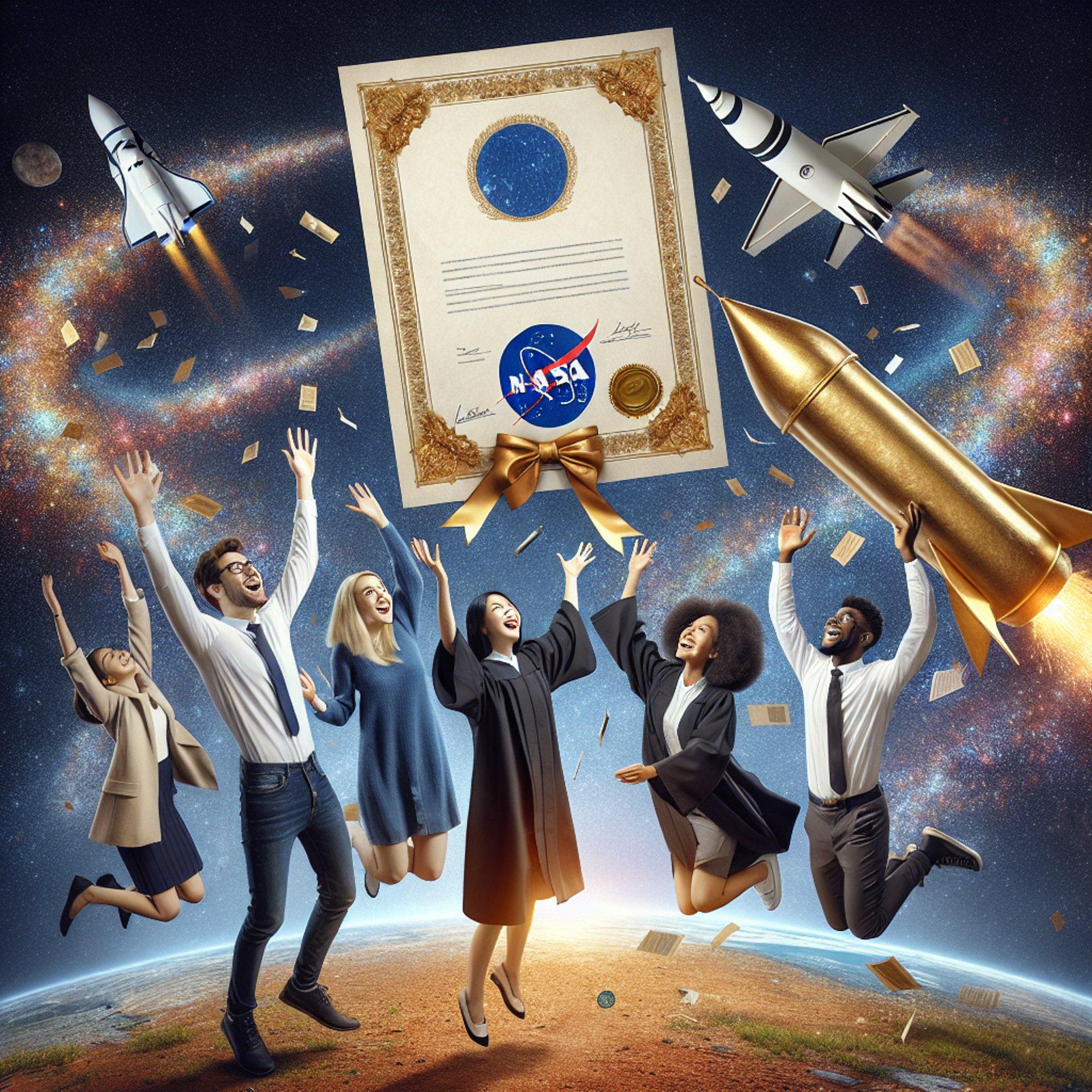 Banner for Nanticoke Students Soar to New Heights with NASA Grant!