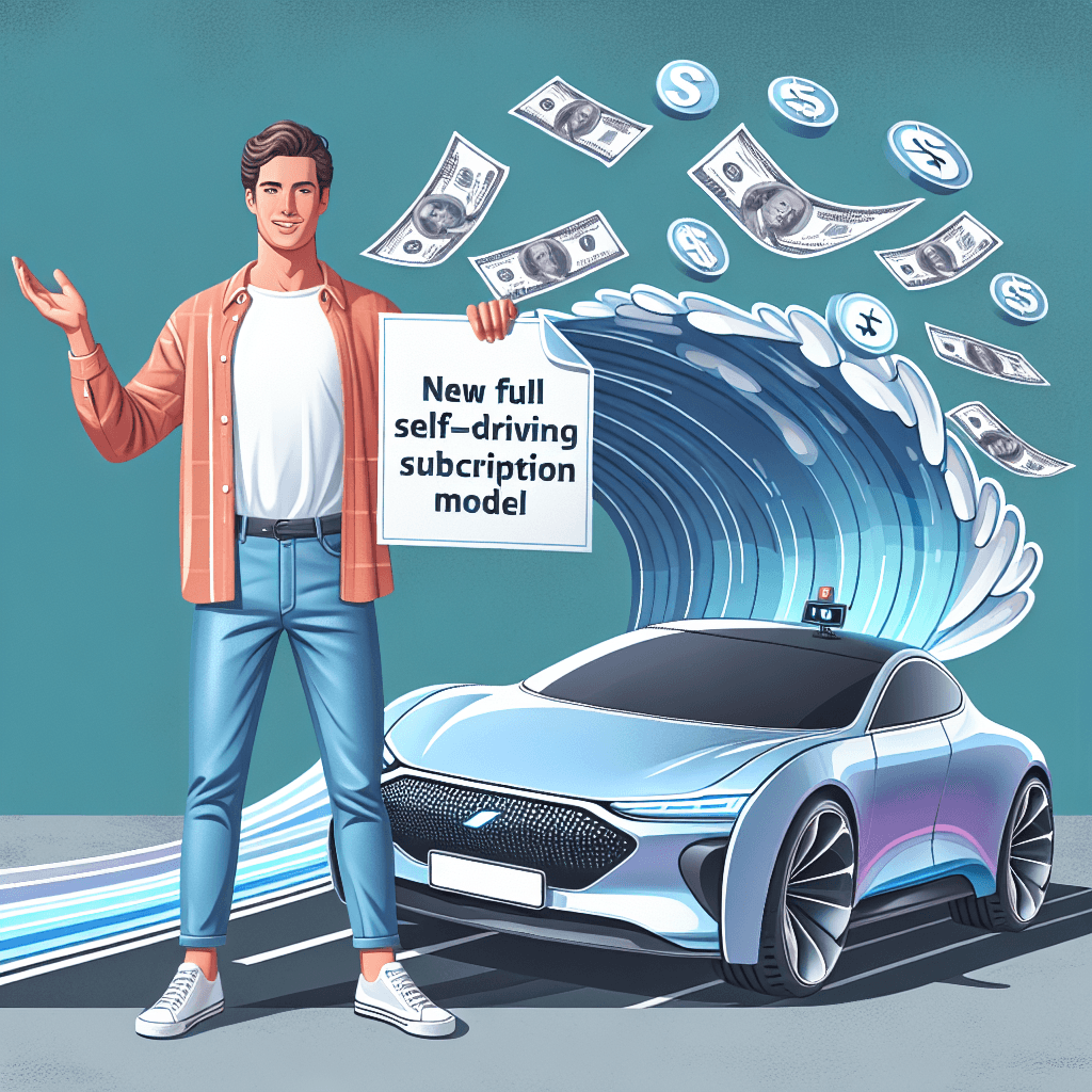 Elon Musk Makes Waves with Tesla's New Full Self-Driving Subscription Model