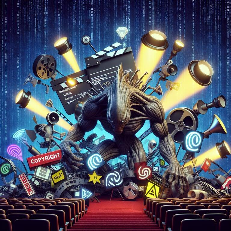 Banner for Hollywood Titans Unite Against AI Copyright Relaxation!