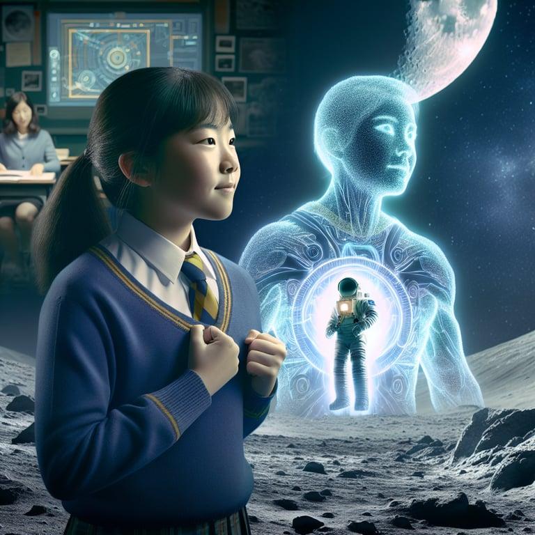 Banner for Middle Schooler Maggie Hou Becomes Powerhouse in NASA's Lunar Challenge!