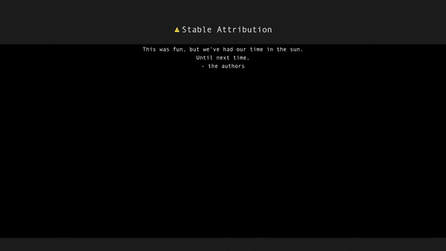 Thumbnail image for Stable Attribution