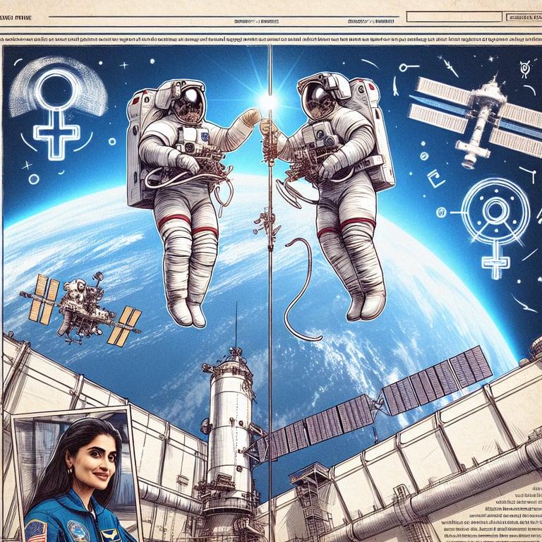 Banner for NASA's All-Female Spacewalk: A Slice of History