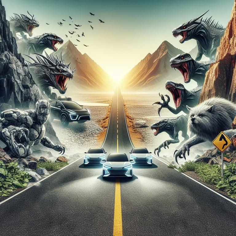 Banner for Tesla's Tumultuous Road Ahead: Challenges, Competition, and Caution