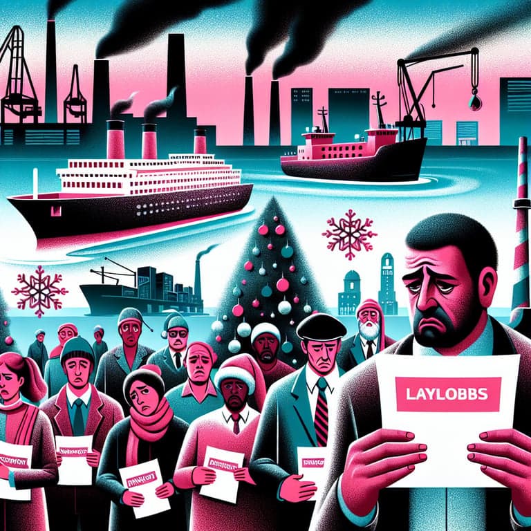 Massive Layoffs Hit Transportation and Manufacturing Sectors as Holidays Approach