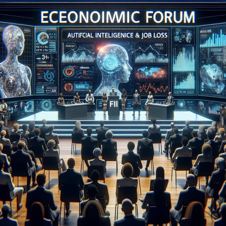 Banner for Davos 2026: AI Job Loss Fears Trump All at Economic Forum