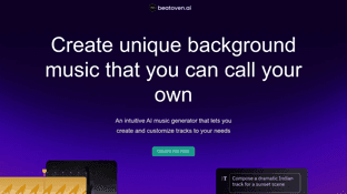 Thumbnail image for Beatoven.ai