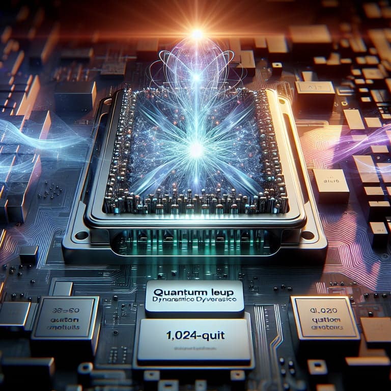 QuantumLeap Dynamics Surpasses Google and IBM with a Revolutionary 1,024-Qubit Processor