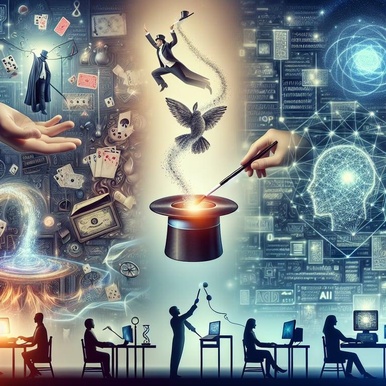 Banner for From Magician's Stage to OpenAI: Andrew Mayne's Spellbinding Journey into AI
