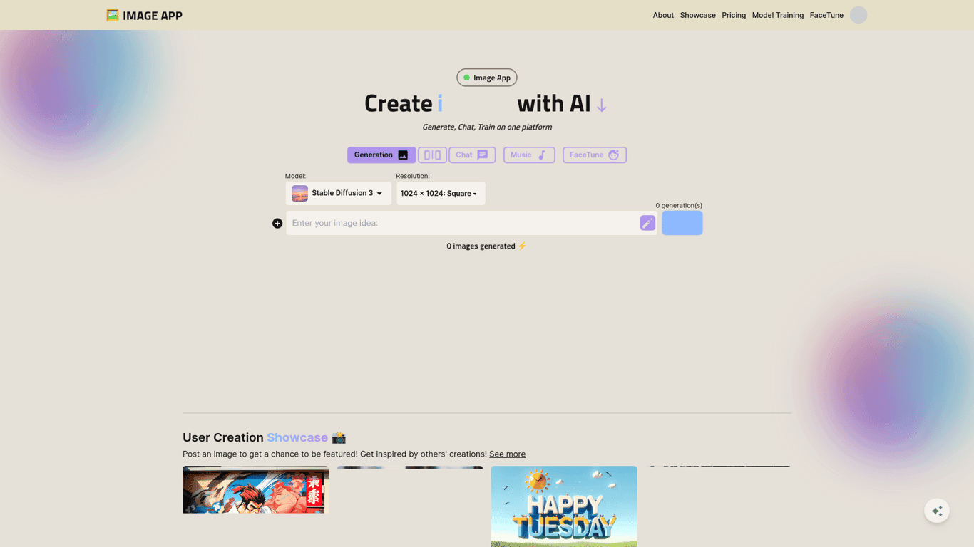 Image App screenshot