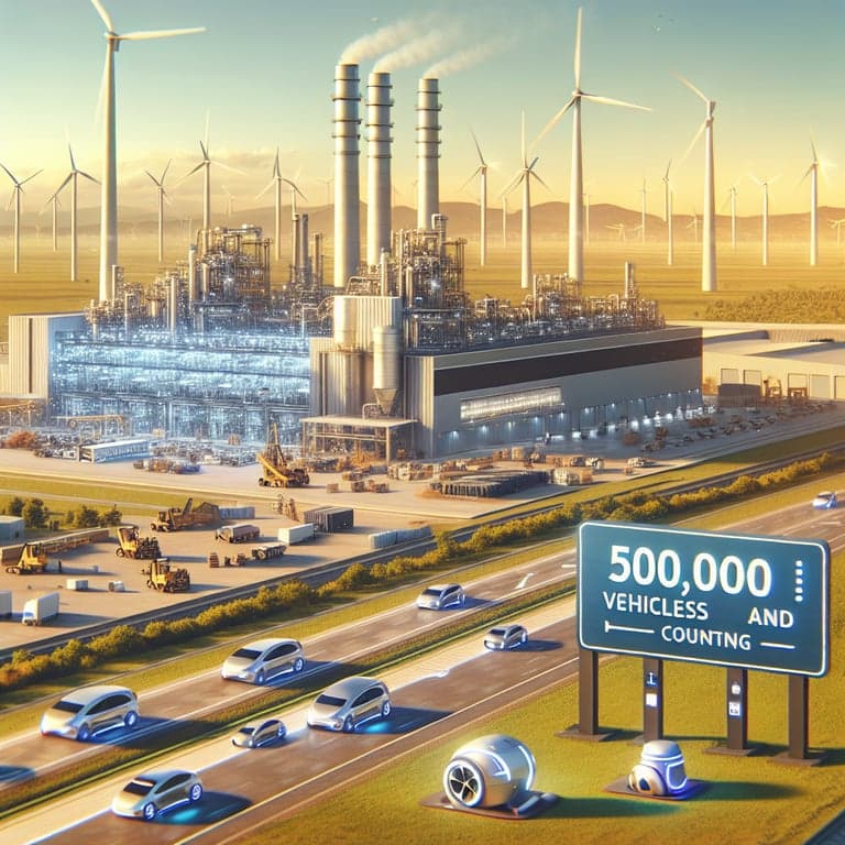 Tesla's Giga Texas Revs Up: 500,000 Vehicles and Counting!