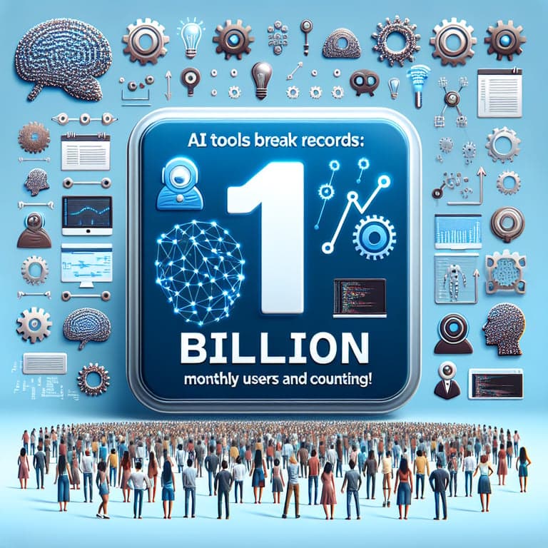 Banner for AI Tools Break Records: Over 1 Billion Monthly Users and Counting!