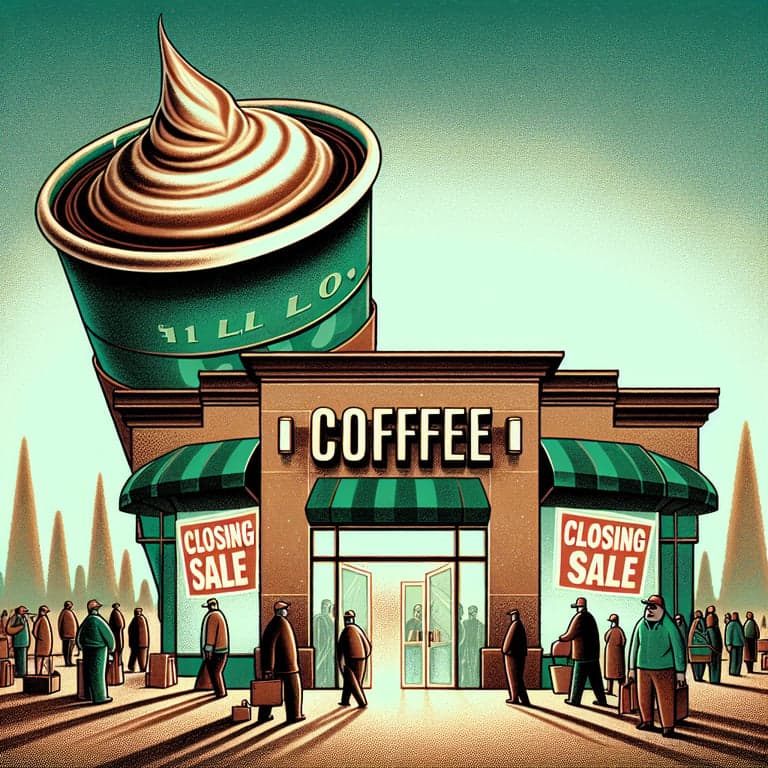 Starbucks' $1 Billion Brew-tiful Overhaul: 400 Stores Closing & 900 Layoffs