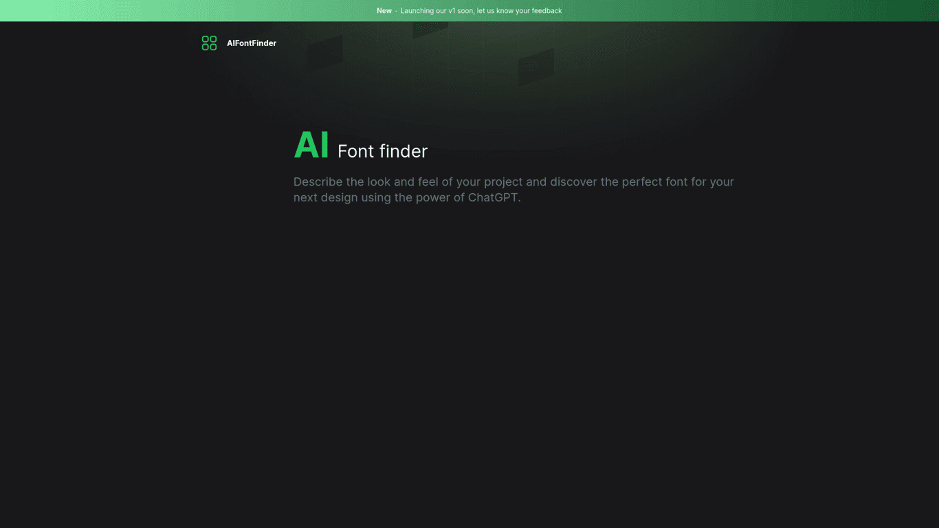 AI Font finder