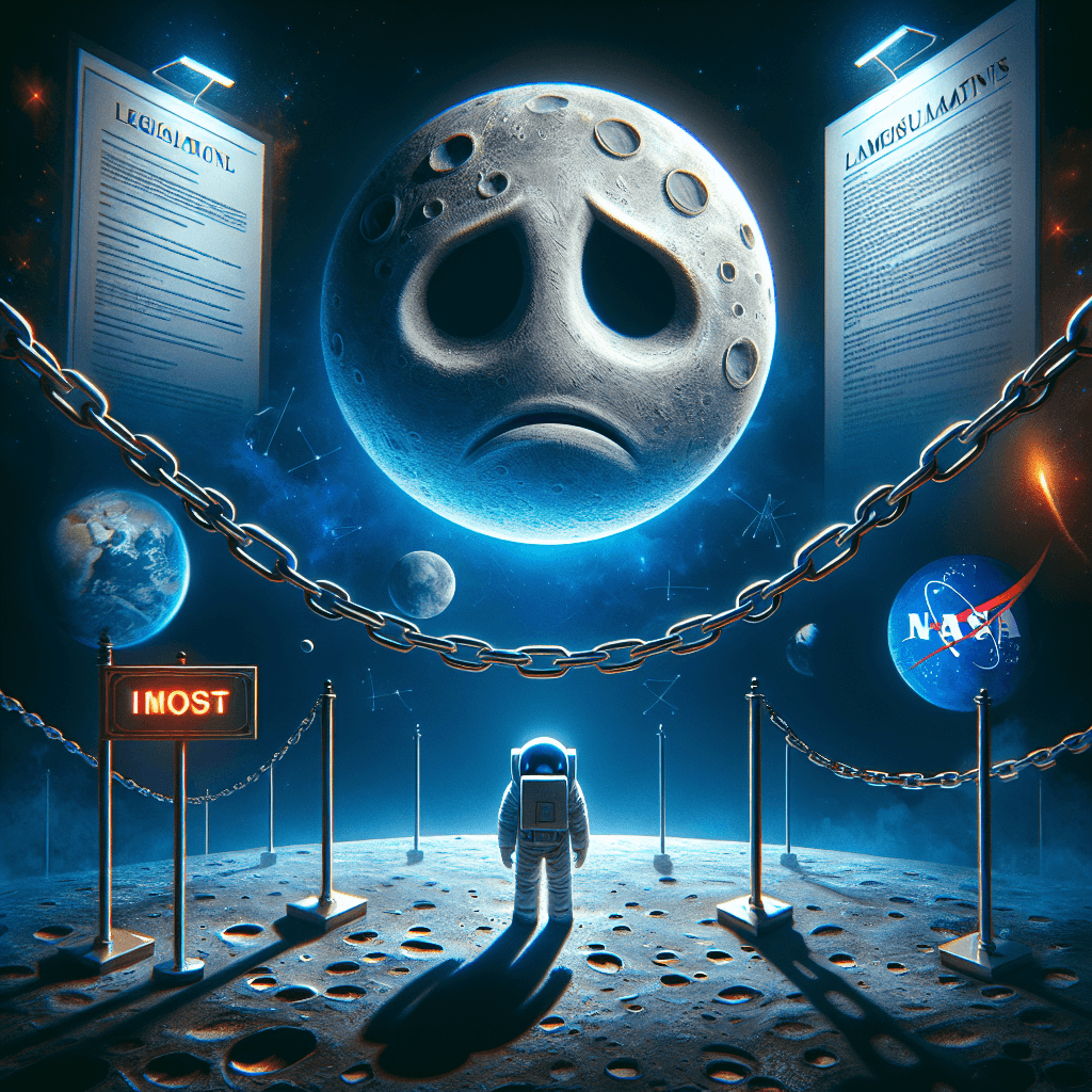 Banner for NASA's Lunar Letdown: The Wolf Amendment's Cosmic Block on Chang'e 5 Moon Samples