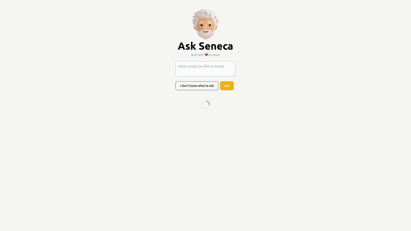Ask Seneca screenshot