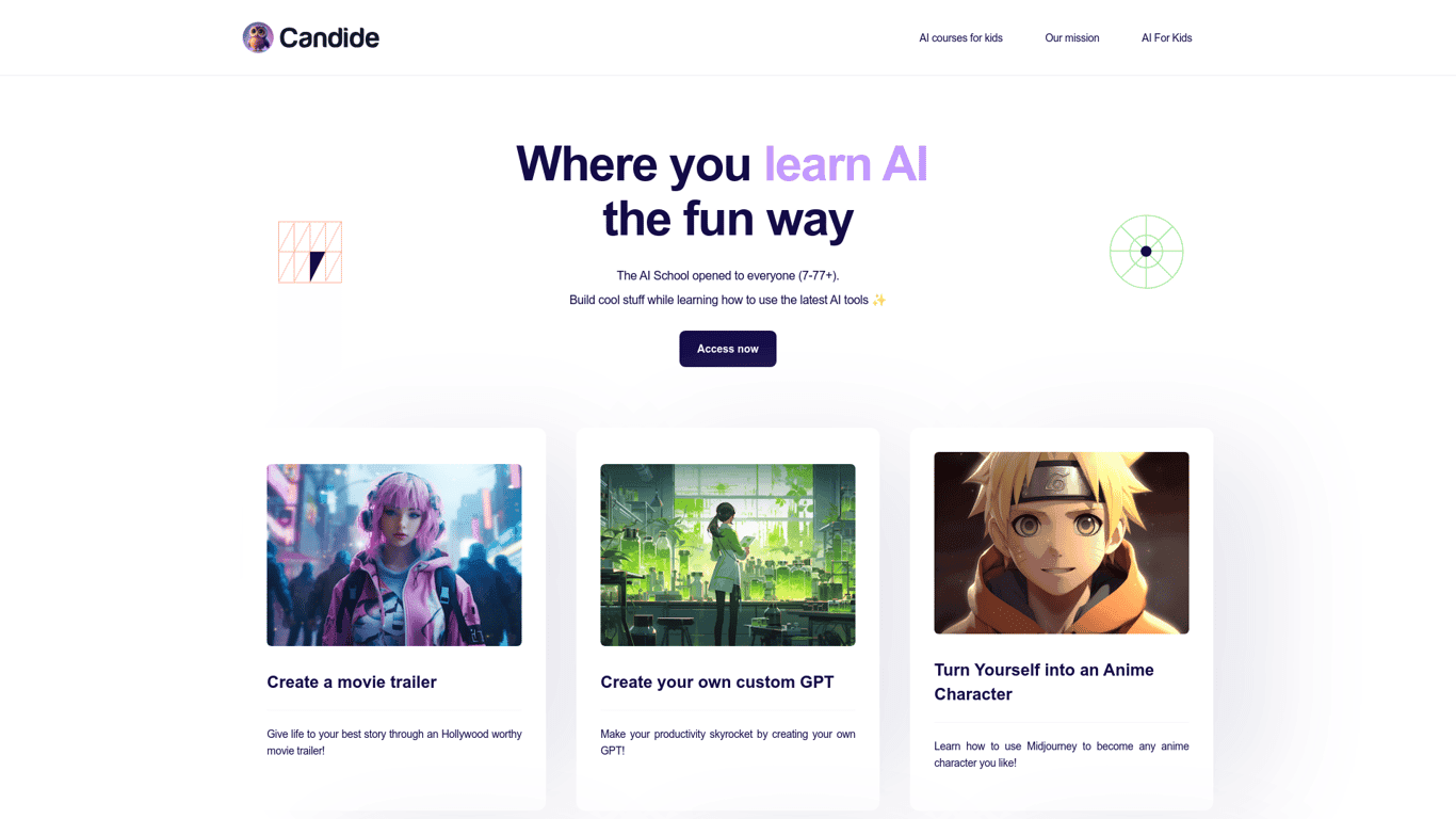 CandideAI screenshot