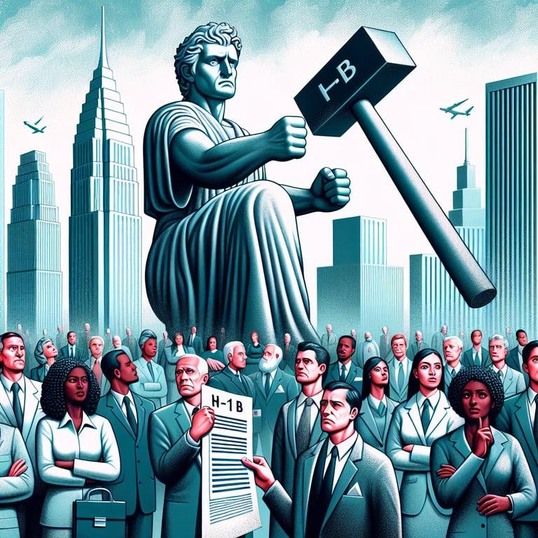 Banner for Bernie Sanders Takes Aim at H-1B Visa Practices Amid Major Tech Layoffs