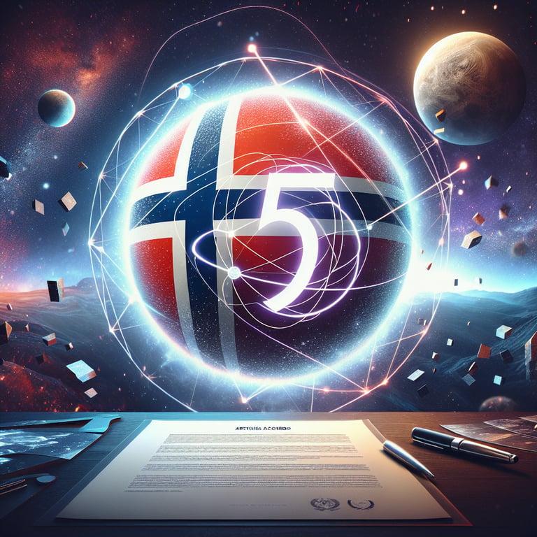 Banner for Welcome, Norway! Becoming the 55th Signatory to the Artemis Accords, Strengthening Global Space Harmony