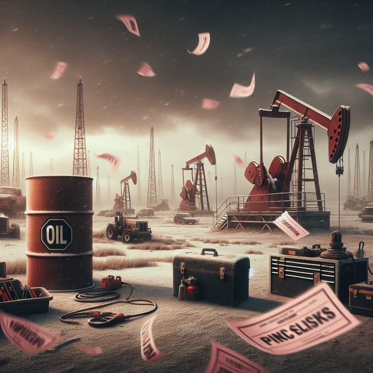 Banner for Canada's Oilpatch Faces Layoff Wave as Oil Prices Slump