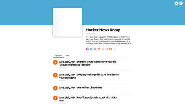 Thumbnail image for Hacker News Recap