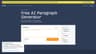 Ahrefs Paragraph Generator