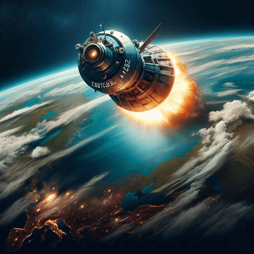 Soviet Spacecraft Cosmos 482 Prepares for Dramatic Earth Re-Entry