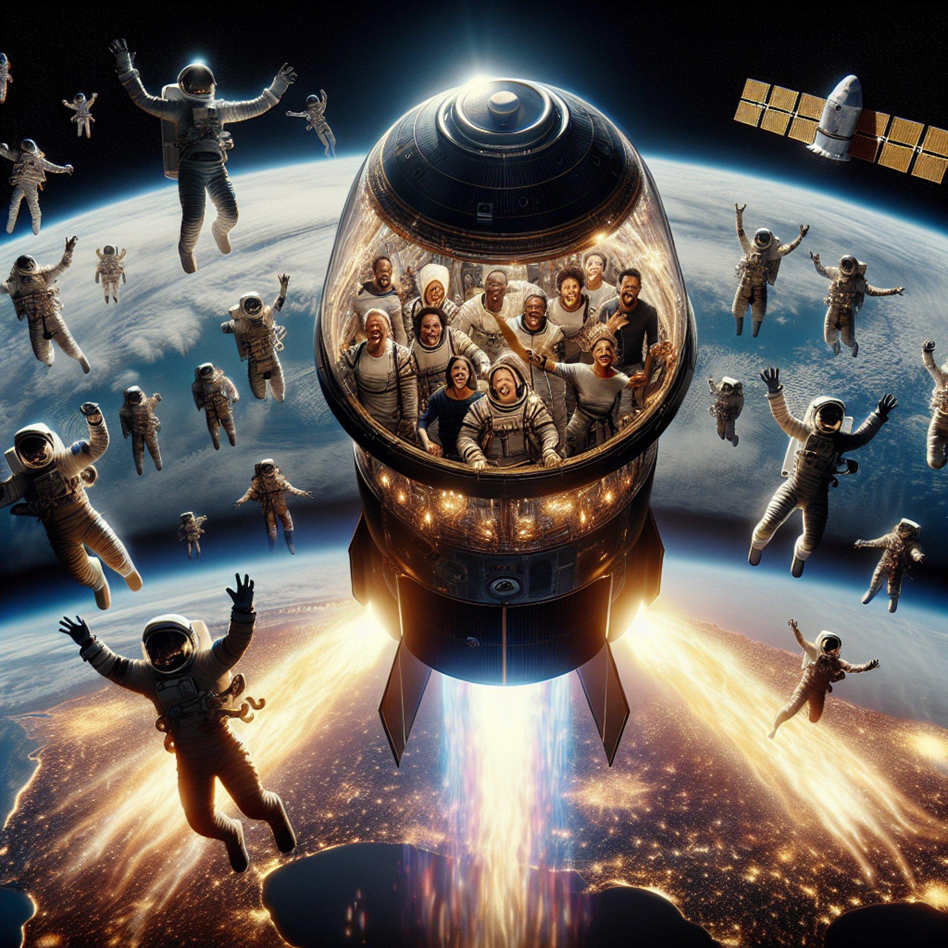 Banner for Crew-9's Homecoming: SpaceX Dragon Safely Returns Astronauts After a Nine-Month ISS Stay