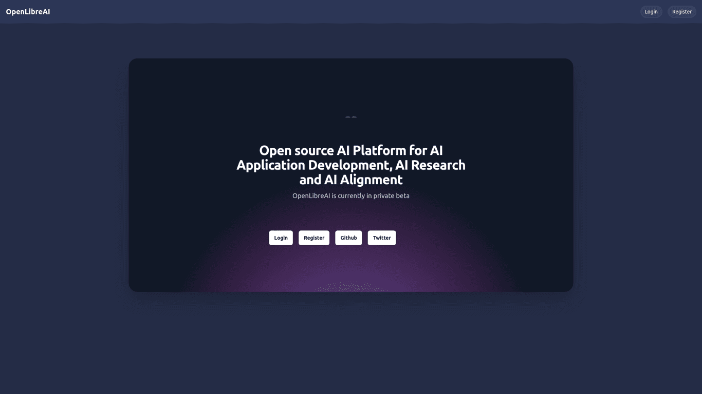 OpenLibreAI screenshot