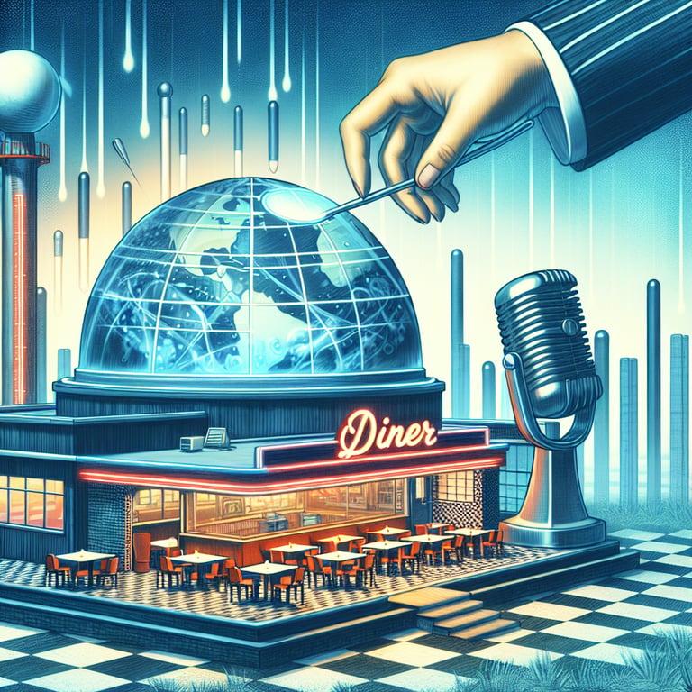 Banner for NASA's Iconic Climate Lab Says Goodbye to Seinfeld Diner Location, Trump Eviction Stirs Controversy