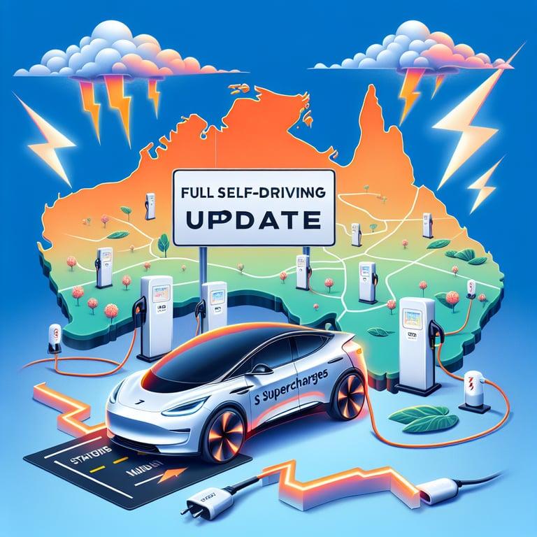 Banner for Tesla Supercharges Down Under: Australia's New FSD Update Takes the Wheel