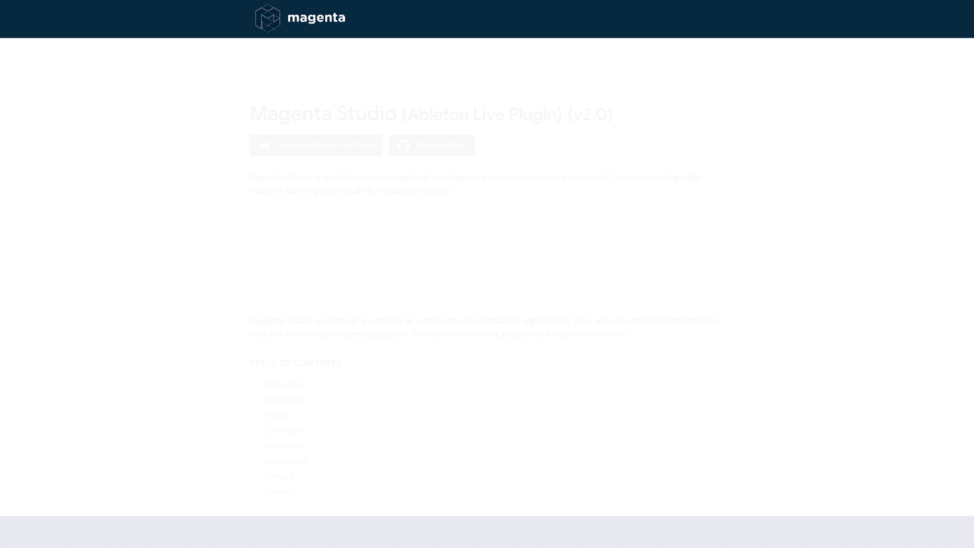 Magenta Studio screenshot