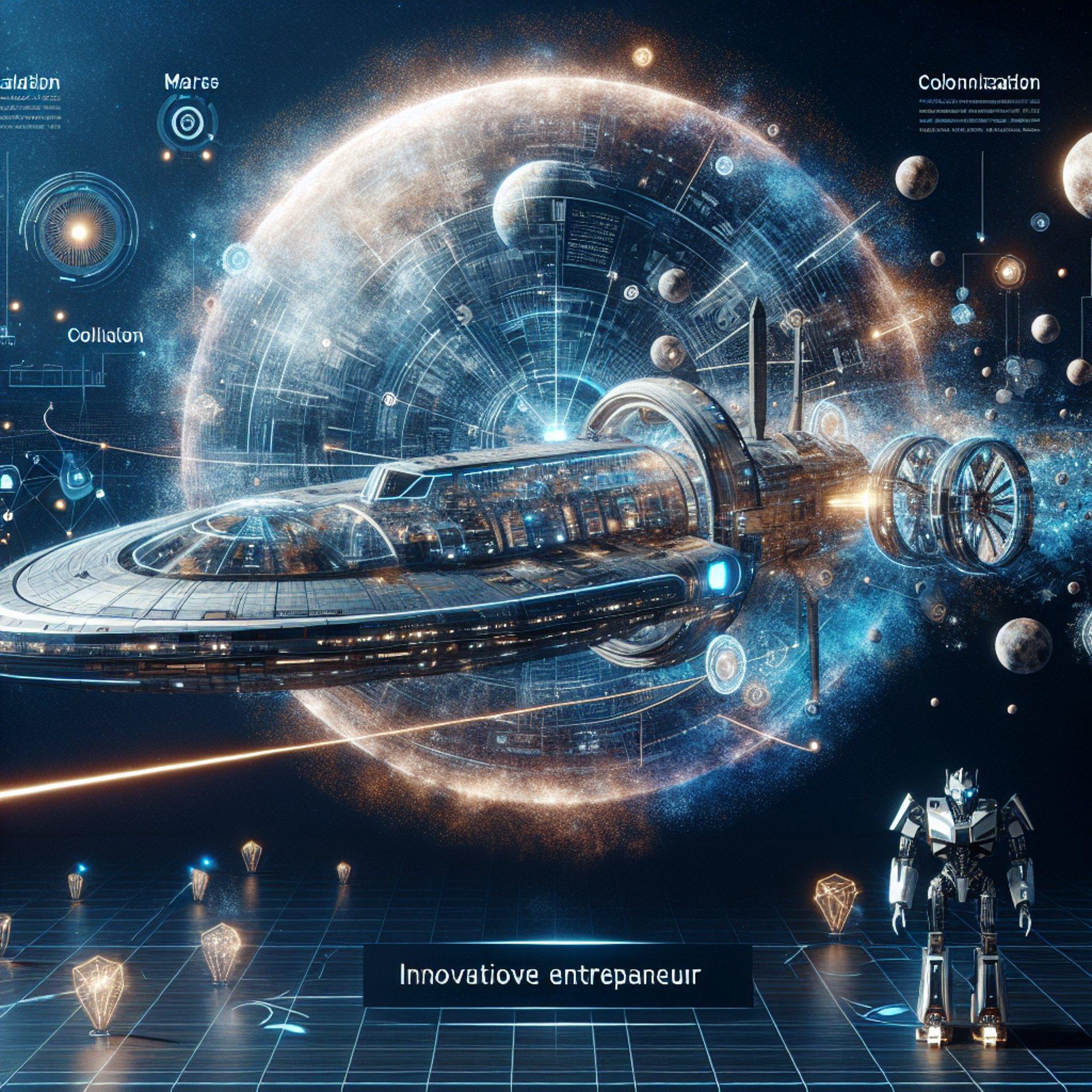 Banner for Elon Musk's Galactic Vision: SpaceX Starship and Optimus Robots Join Forces for Mars Colonization