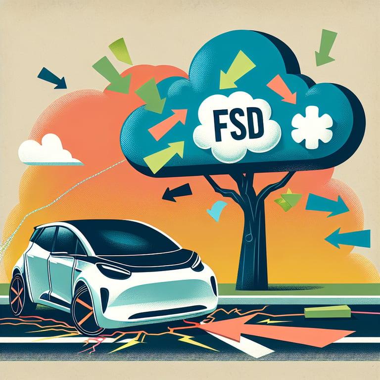 Banner for Oops, It Did It Again: Tesla Model 3 Swerves into a Tree, Blame Falls on FSD