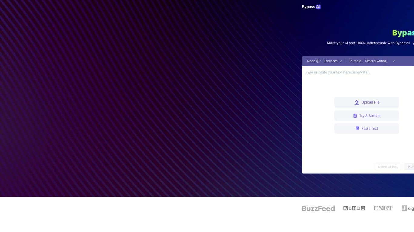 BypassAI screenshot