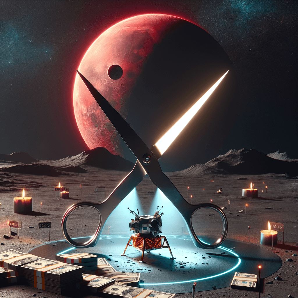 Banner for Trump's 2026 NASA Budget Slashes: Moon Mission Halted, Mars in Focus!