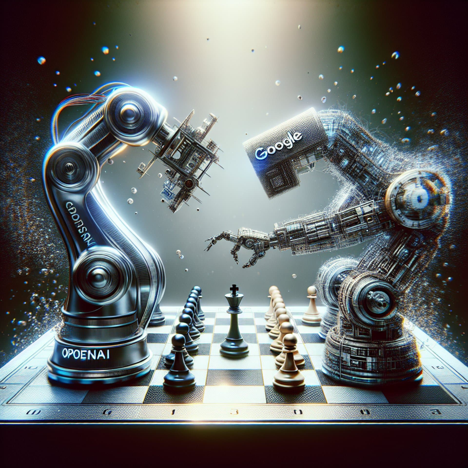 Banner for AI Battle Unleashed: OpenAI and Google Go Head-to-Head in the Ultimate Tech Showdown