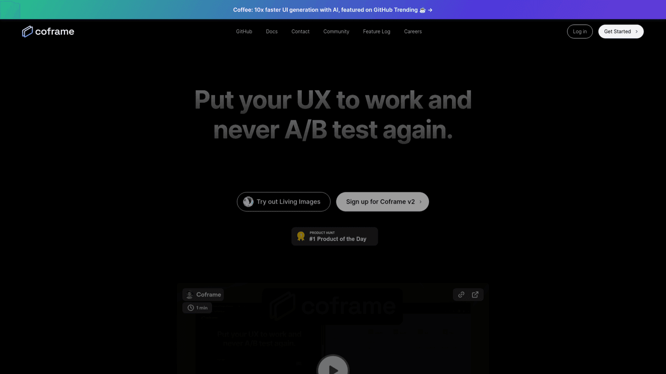 Coframe screenshot