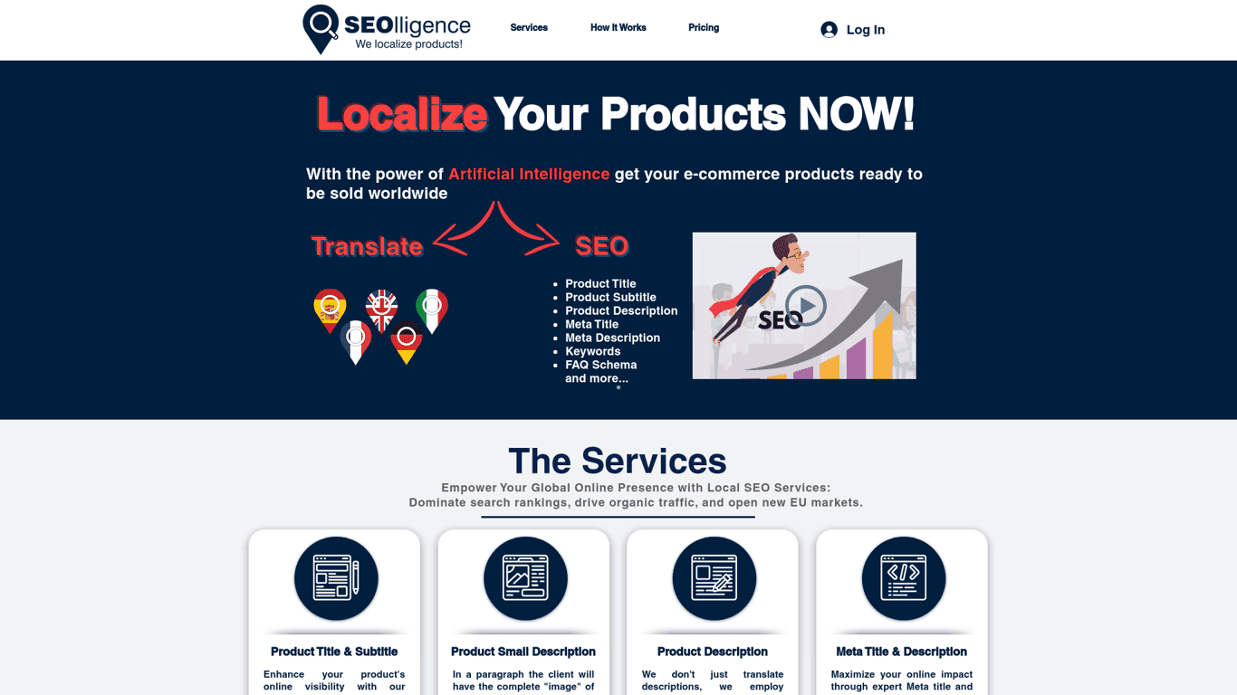 SEOlligence screenshot