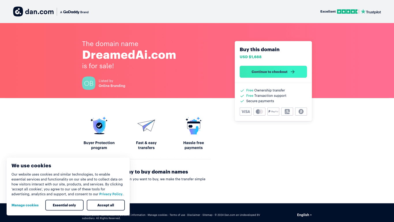 Dreamed AI screenshot