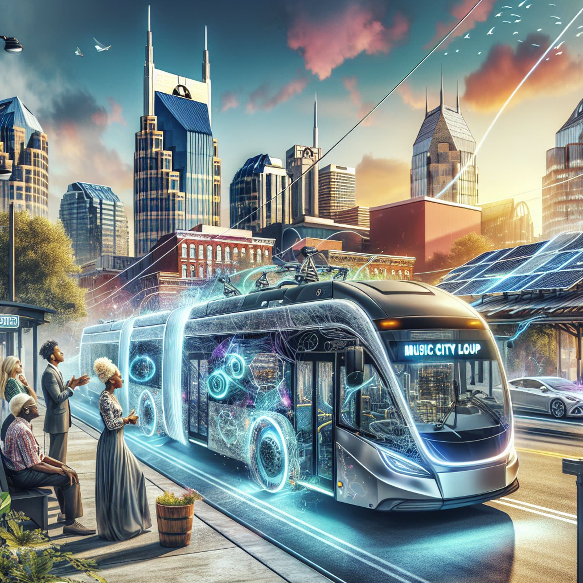 Banner for Nashville's Music City Loop: A Bold Step in Zero-Emission Urban Transit